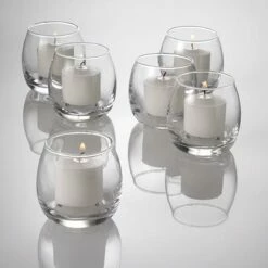 Eastland Petite Hurricane Votive Candle Holder Set Of 36