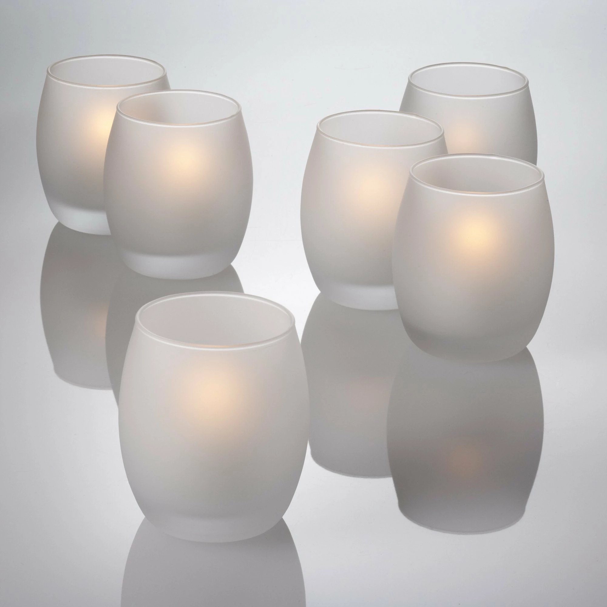 Eastland Grande Hurricane Votive Candle Holder Frosted Set Of 72 1 Eastland Grande Hurricane Votive Candle Holder Frosted Set Of 72
