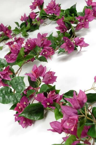 Faux Bougainvillea Garland 72" 1 Faux Bougainvillea Garland 72"