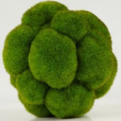 Bumpy Faux Moss Ball 5in