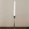 Taper Candlestick Silver 9in