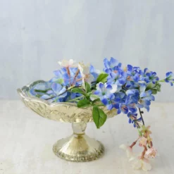 Carraway Pedestal Dish 4.25" Gold