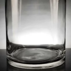 Glass Cylinder Vase 9" X 10"