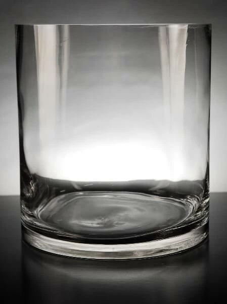 Glass Cylinder Vase 9" X 10" 1 Glass Cylinder Vase 9" X 10"