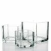 Richland Square Glass Cube Vase Set Of 36 (4"/5"/6")