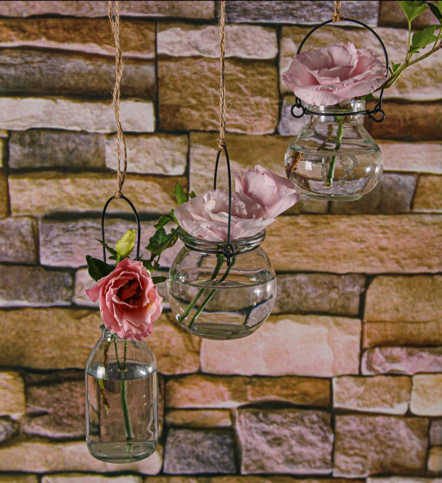 Richland Bubble Hanging Glass Vase Set Of 12 4 Richland Bubble Hanging Glass Vase Set Of 12 - Image 4