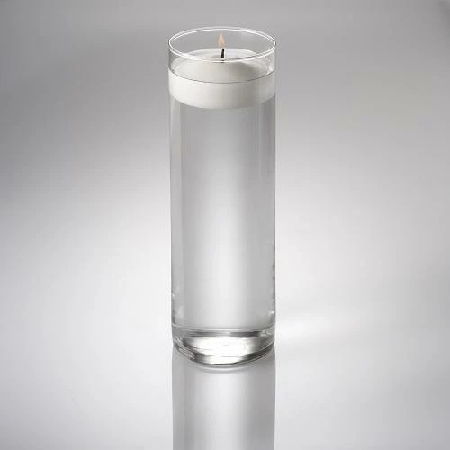 Eastland Cylinder Floating Candle Holder 3.25"x10.5" Set Of 12 2 Eastland Cylinder Floating Candle Holder 3.25"x10.5" Set Of 12 - Image 2