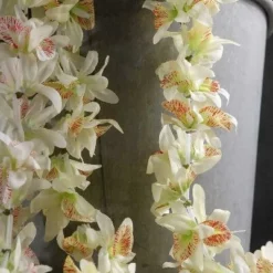 Orchid Flower Leis Dendrobium (set Of 12)