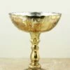 Desiray Glass Compote 9.5" Gold