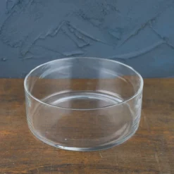 Clear Glass Round Terrarium Dish 3" X 8"