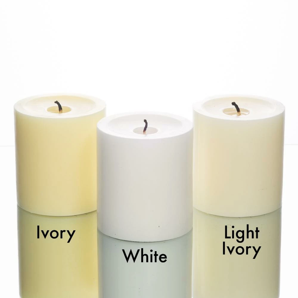 Richland Pillar Candles 4"x6", 4"x9" & 4"x12" Light Ivory Set Of 18 2 Richland Pillar Candles 4"x6", 4"x9" & 4"x12" Light Ivory Set Of 18 - Image 2