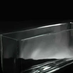 Long Glass Rectangle Vase 11.5" X 3.5" -US Gift Sales 2024 long rectangle vase 5