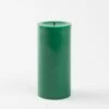 Richland Pillar Candles 3"x6" Dark Green Set Of 12