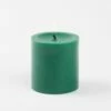 Richland Pillar Candles 3"x3" Dark Green Set Of 48