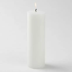 Richland Pillar Candle 2"x6" White Set Of 20
