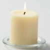 Richland Pillar Candles 3"x3" Ivory Set Of 48