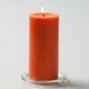 Richland Pillar Candles 3"x6" Orange Set Of 24