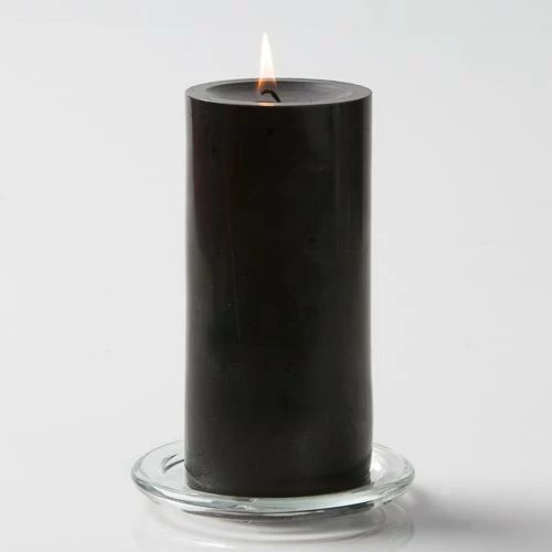 Richland Pillar Candles 3"x6" Black Set Of 6 1 Richland Pillar Candles 3"x6" Black Set Of 6