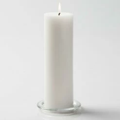 Richland Pillar Candles 3"x9" White Set Of 24