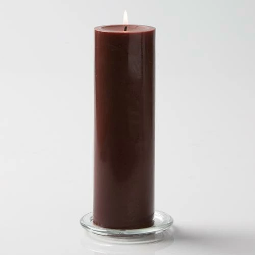 Richland Pillar Candles 3"x9" Brown Set Of 24 1 Richland Pillar Candles 3"x9" Brown Set Of 24