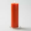 Richland Pillar Candles 3"x9" Orange Set Of 24
