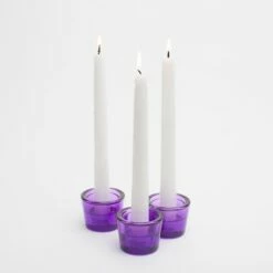Richland Multi-Use Tealight And Taper Holder Purple Set Of 72 -US Gift Sales 2024 mg 3590 1 1