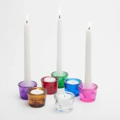 Richland Multi-Use Tealight And Taper Holder Clear Set Of 72 -US Gift Sales 2024 mg 3599 8 1