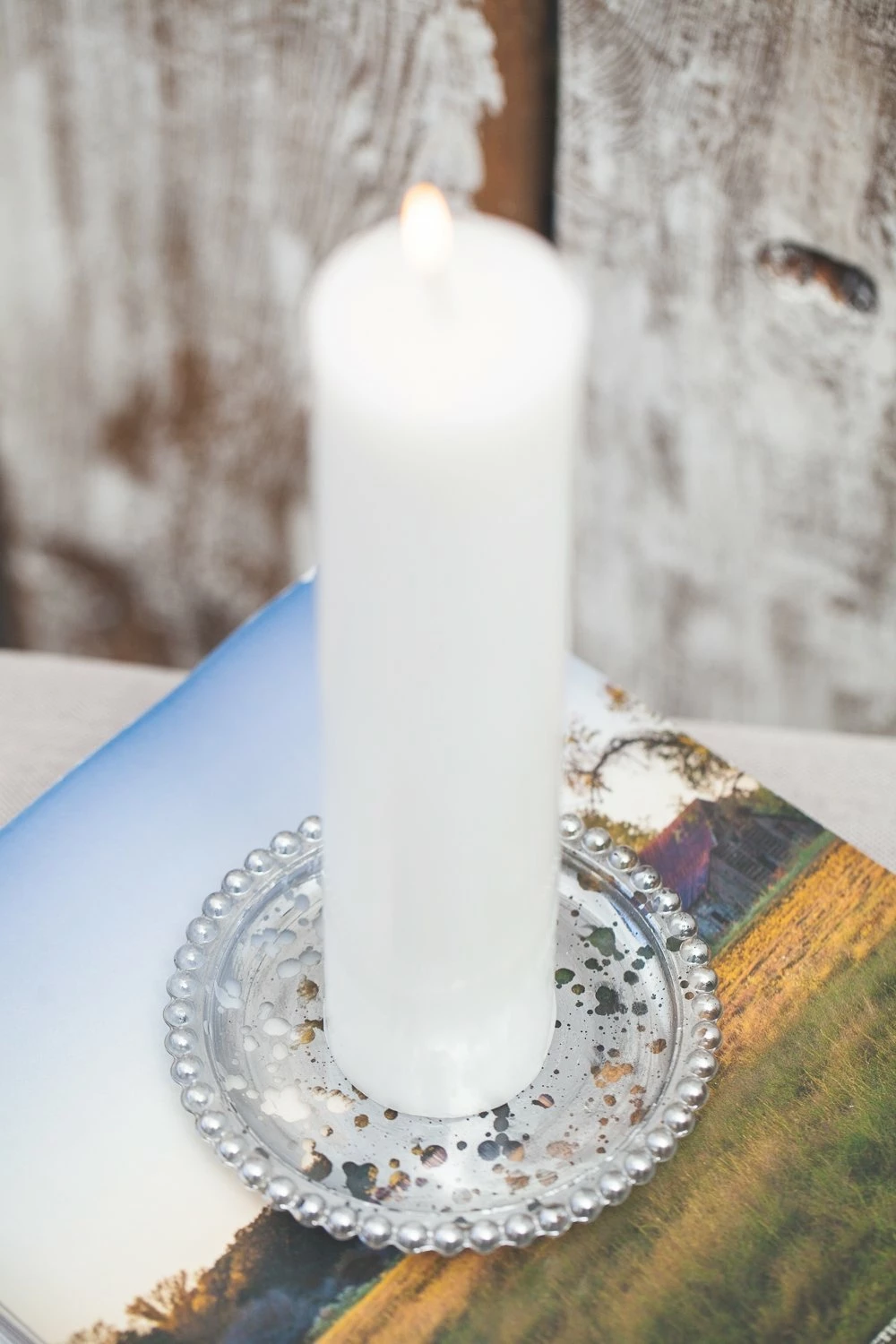 Richland Silver Beaded Mercury Pillar Plates Set Of 48 2 Richland Silver Beaded Mercury Pillar Plates Set Of 48 - Image 2