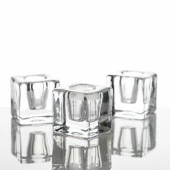 Richland Square Glass Taper Candle Holder 1.6" Set Of 72