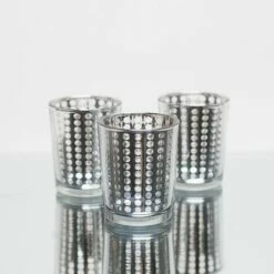 Richland Silver Dotted Glass Holder – Small Set Of 72 -US Gift Sales 2024 mg 5935 3