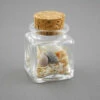 Mini Glass Bottle Square With Cork 1.4oz (Pack Of 24)