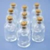 Mini Glass Bottles With Cork 20ml 2.3in (Pack Of 10)
