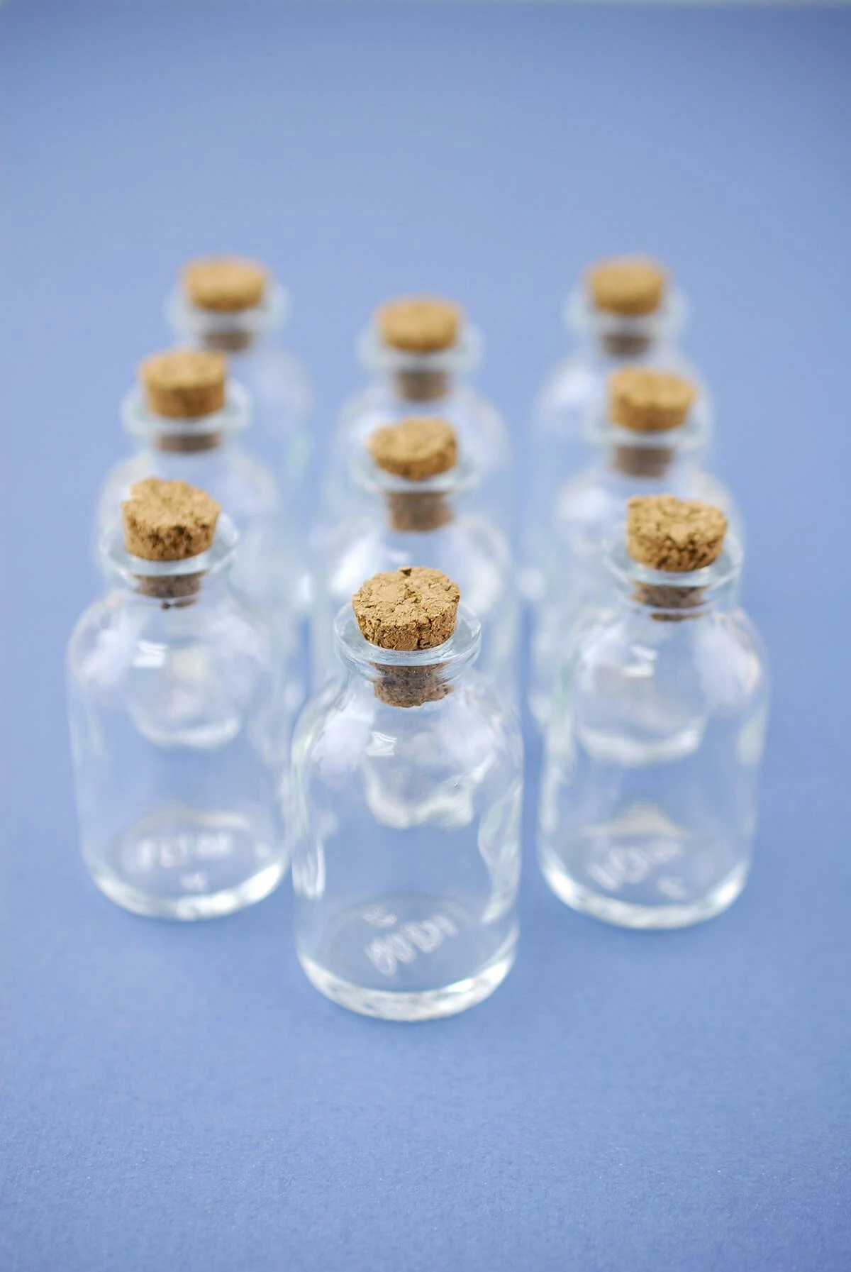 Mini Glass Bottles With Cork 20ml 2.3in (Pack Of 10) 1 Mini Glass Bottles With Cork 20ml 2.3in (Pack Of 10)