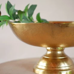 Oscar Pedestal Bowl Gold