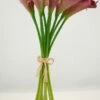 Natural Touch Dark Fuchsia Calla Lily Bouquet 14"