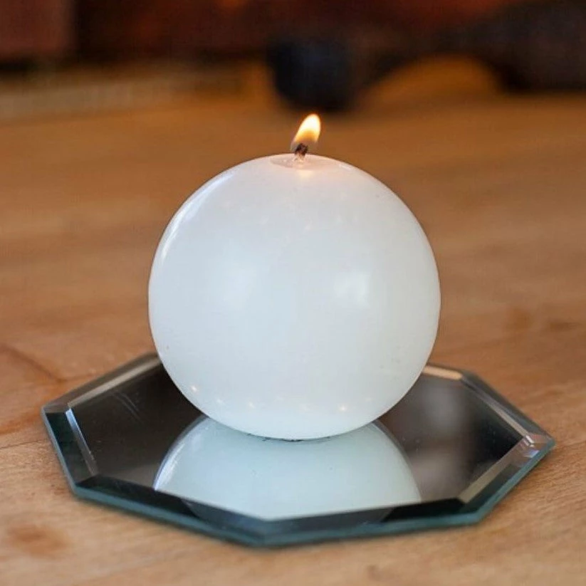 Richland Sphere Candle 3" White Set Of 12 3 Richland Sphere Candle 3" White Set Of 12 - Image 3