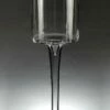 Cylinder Pedestal Vase Thick Glass 24 Inch