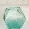 Geo Glass Bud Vase 6.5"